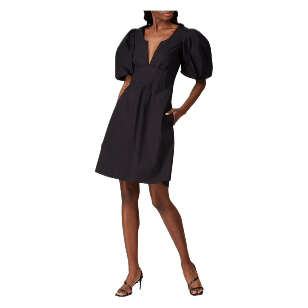 Brock Collection Black Puff Sleeve Dress